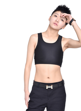 KBN 束胸三排挂钩束胸tt帅大码束身衣短款夏季薄款冰丝网布020