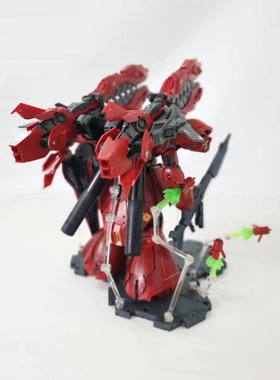 MG 100 福冈 SAZABI MSN-04 沙札比 沙煞比 蟹钳 电磁炮 高达模型