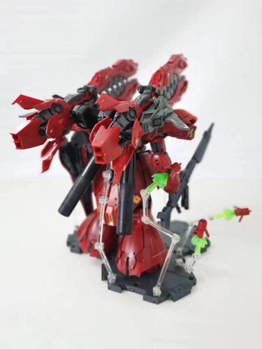 MG 100 福冈 SAZABI MSN-04 沙札比 沙煞比 蟹钳 电磁炮 拼装模型