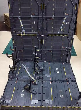 CG CDEH MG用 拼装 前线基地 格纳库 整备架 zoids  变形金刚用