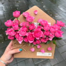 一封情书花束礼盒手提花盒diy创意信封网红花艺折叠礼盒鲜花包装