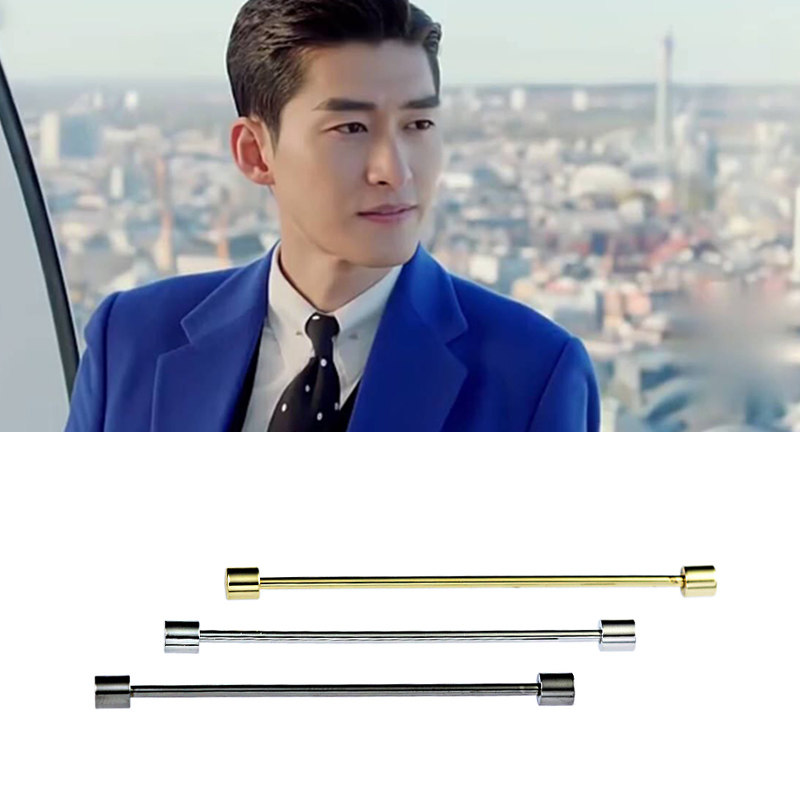 正装衬衫领角配饰男士字长胸针