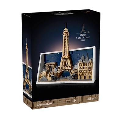 积木建筑系列21064巴黎-爱之城