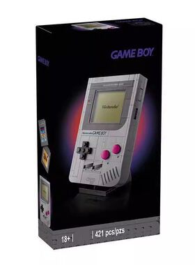 超级马力欧系列 Game Boy 积木游戏机72046儿童拼装积木玩具礼物