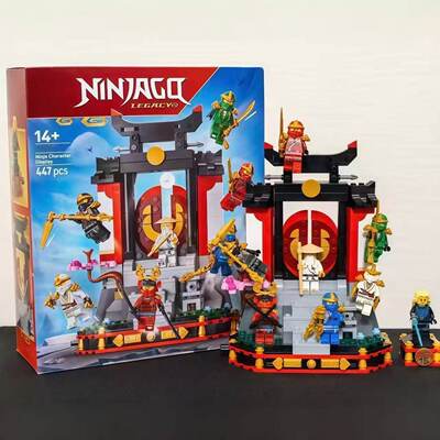 积木15周年纪念款忍者道场展示台