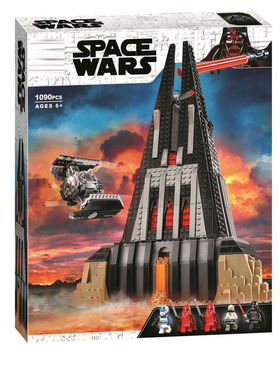 中国积木星球大战达斯维达黑武士碉堡75251男孩拼装玩具礼物11425