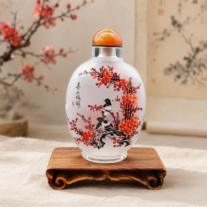 内画鼻烟壶非遗手工艺品纯手工摆设件特色文化中国风北京礼品文创