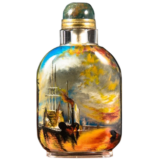 天然纯玛瑙鼻烟壶小容器名家作品如意观音瓶吊坠收藏文玩商务礼品