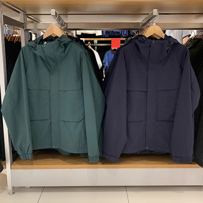 日系外贸男装女装防风连帽外套/夹克户外休闲25秋冬新款478231