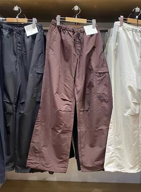 外贸常规款女装休闲长裤/防紫外线运动裤26春夏新款阔腿裤483001