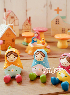 日本原装正版maruwa北欧风vintage复古蘑菇家居饰品摆件解压玩具