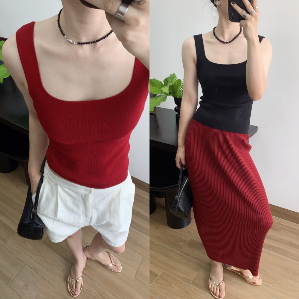 超细羊毛混纺 方领遮副乳打底针织背心秋冬2024新款宽肩带外穿女,女装/女士精品,背心吊带,淘宝优惠券,粉丝福利购,淘宝优惠卷