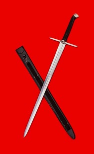 欧式传统联合本洲十字军剑双手剑手半剑工艺收藏品未开刃