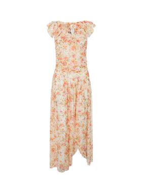 TACH CLOTHING 春季新款女士印花迷你长款连衣裙银泰百货