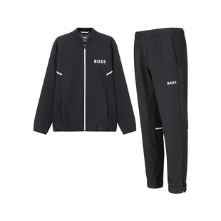 银泰百货 Hugo 棒球领拉链休闲运动套装 男士 300095 Boss雨果博斯