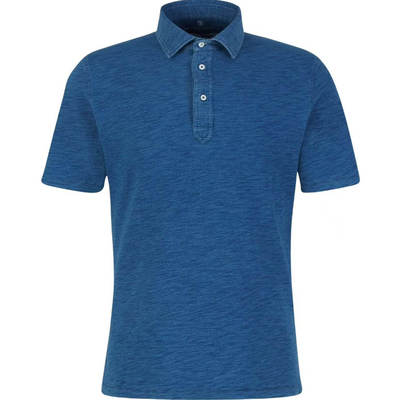 BC/Brunello Cucinelli 男士混色效果平纹针织修身POLO衫  301596