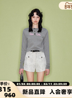 SHRO ENROrunway like breathe系列 绣花毛衫 301469