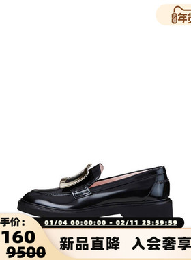 Roger Vivier/罗杰 维维亚 女士Viv' Rangers 金属扣乐福鞋300175