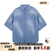 男士 春夏新款 潮流复古短袖 衬衫 301574 ACNE 上衣银泰百货 STUDIOS