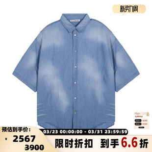 男士 春夏新款 潮流复古短袖 衬衫 301574 ACNE 上衣银泰百货 STUDIOS