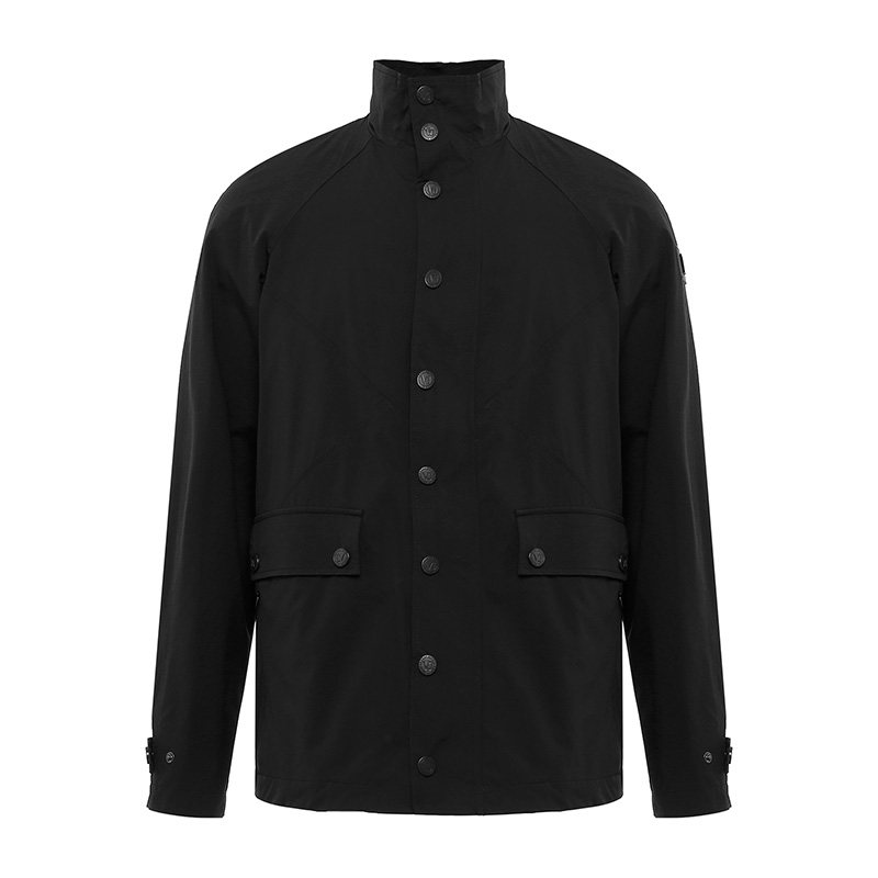 VERSACE JEANS VJ钮扣装饰纯棉混合材质男士外套+夹棉马甲二件套