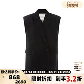 纯色极简质感通勤老钱风女士西装 HERSKIND 春季 马甲上衣