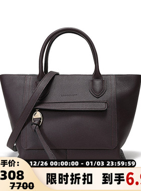 Longchamp珑骧 女士MAILBOX系列手提单肩包电脑包中号银泰 300095