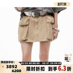 迷你半身短裙银泰百货 女士大口袋工装 301574 WANG ALEXANDER