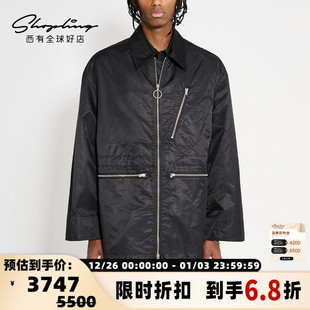 拉链翻领休闲夹克外套银泰百货 街头潮牌男士 301596 STUDIOS ACNE