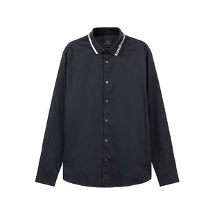 Exchange阿玛尼 银泰百货 秋冬男士 翻领衬衫 300095 长袖 Armani