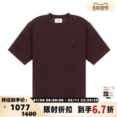 PARIS 棉质圆领短袖 夏季 AMI 新款 男士 T恤上衣银泰百货 301574