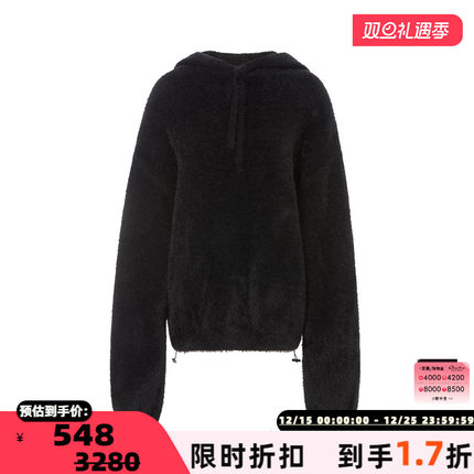 【折扣】YCH 女士连帽卫衣长袖保暖绒衫