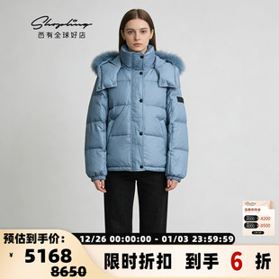 连帽羽绒服银泰百货 Yves 女士宽松经典 秋冬款 301596 Salomon