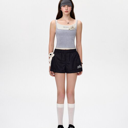 13 DE MARZO女士春夏新品假两件拼接吊带背心 银泰百货 300178