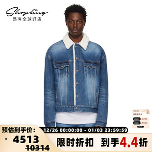 印花水洗休闲牛仔夹克外套银泰百货 男女同款 DONE 301596