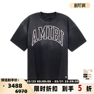 休闲短袖 AMIRI 男士 新款 印花圆领T恤银泰百货精品301574 春季