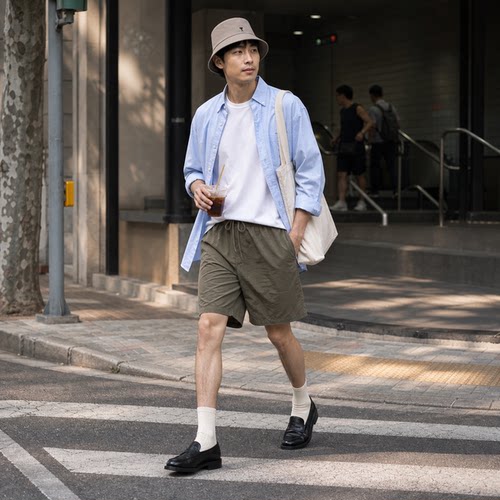 AMI新款纯棉渔夫帽遮阳帽