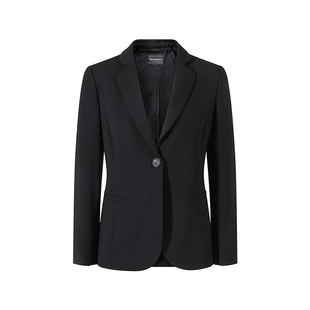 300095 西服外套上衣银泰百货 Armani阿玛尼EA 女士单排扣西装