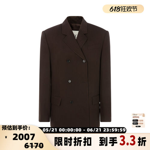 RECTO休闲时髦双排扣长袖上衣