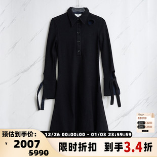 针织长袖 3．1Phillip 女士饰带修身 优雅时尚 连衣裙银泰301596 Lim