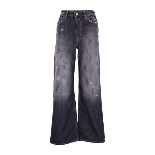 ACNE STUDIOS 水洗微喇牛仔裤直筒显瘦女裤银泰百货 301574