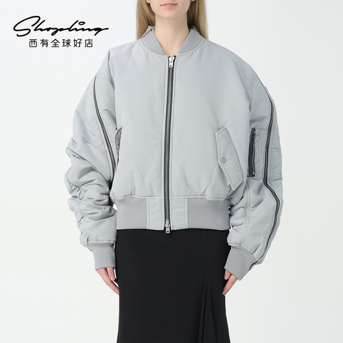ACNE STUDIOS 明星同款廓形飞行员休闲夹克外套银泰百货 301596