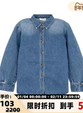 SHORT SENTENCE/短句女士长袖休闲牛仔衬衫外套银泰百货301574