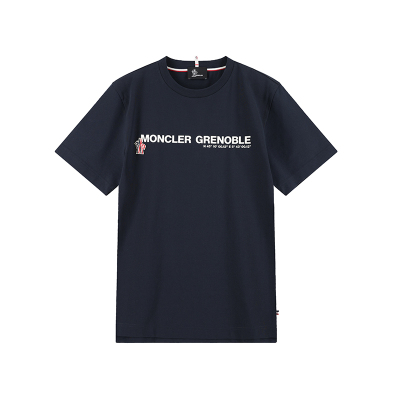 Moncler盟可睐 男士GRENOBLE系列棉质圆领短袖T恤银泰百货 300095