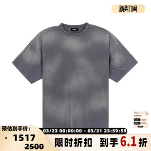 春季 圆领T恤 新款 短袖 银泰百货精品301574 男女同款 WE11DONE