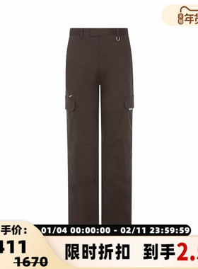 REPRESENT 纯色棉质男士休闲裤长裤