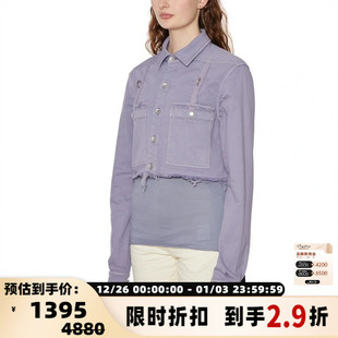 女士流苏饰带牛仔服牛仔外套银泰百货 春夏款 301596 OWENS RICK
