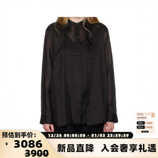 银泰百货精品 TOTEME 衬衫 女士单排扣纯色长袖 301574 25新款