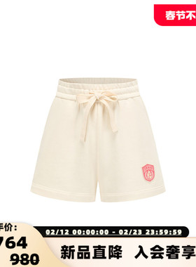 Alexia Sandra吴昕同款春夏新品女士棉质徽章短卫裤短裤 301261