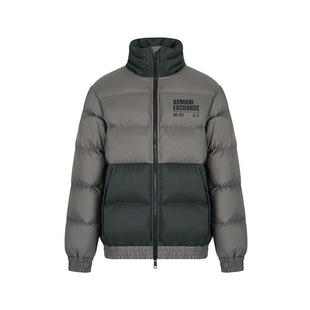 连帽羽绒服外套银泰百货 鸭绒隐藏式 300095 男士 Armani阿玛尼AX